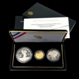 2016 3-piece U.S. proof 100th Anniversary of the National Park Service Coin set