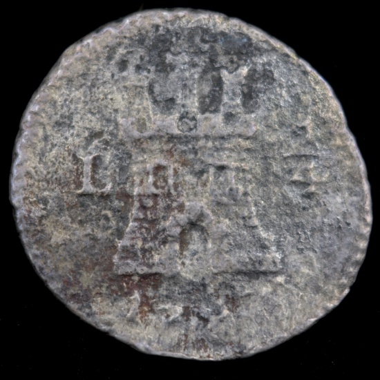 1797 Lima Peru silver 1/4 real "cuartillo"