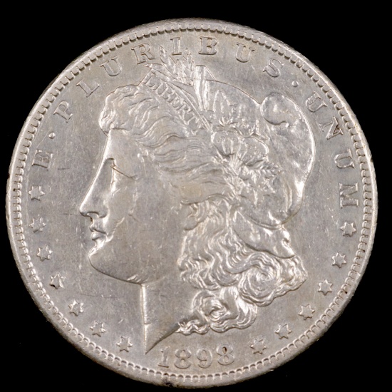 1898-S U.S. Morgan silver dollar