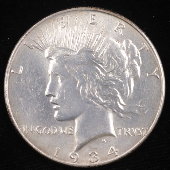 1934 U.S. peace silver dollar