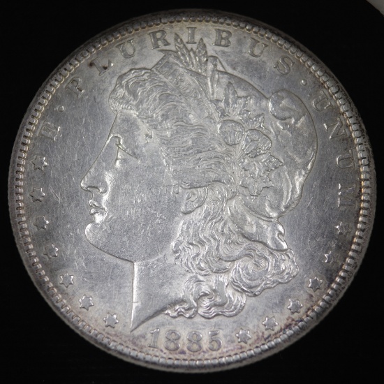 1885-S U.S. Morgan silver dollar