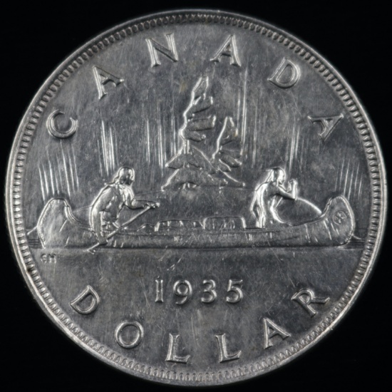 1935 Canada silver dollar