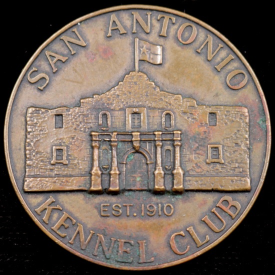 [No date] James Avery San Antonio Kennel Club commemorative medal