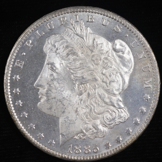1885-O U.S. Morgan silver dollar