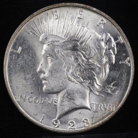1923-D U.S. peace silver dollar