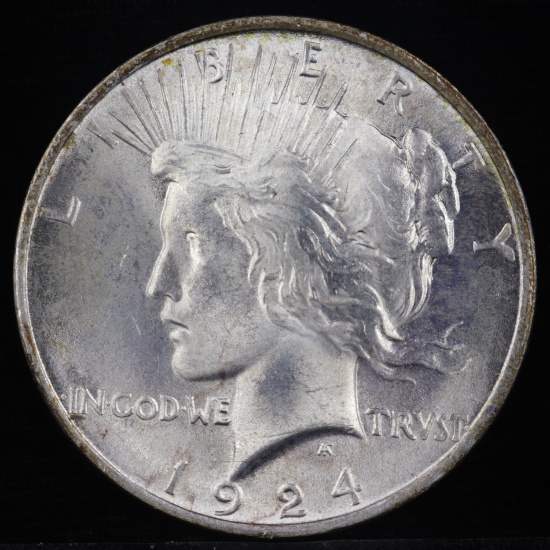 1924 U.S. peace silver dollar