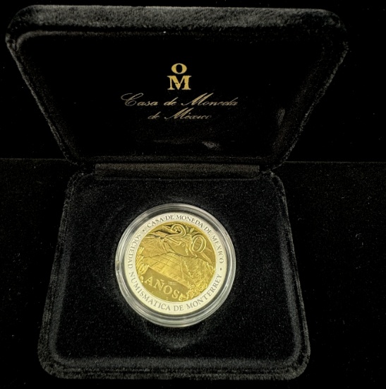 2010 Sociedad Numismatica de Monterrey [Mexico] Reunion de Presidentes commemorative medal