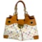 Authentic estate Louis Vuitton Monogram Multicolor Ursula White handbag