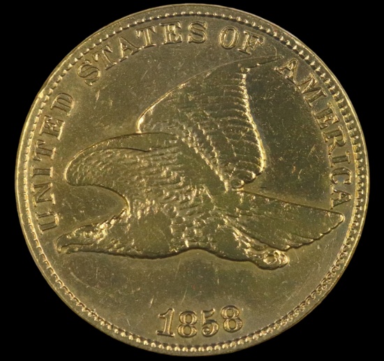1858 U.S. flying eagle cent