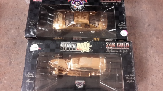 Nascar 24k Plated 91 and 33