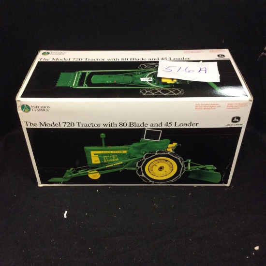 Model 720 John Deere Tractor with Blade and 45 Loader
