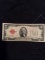 1928- $2 bill red ink unc