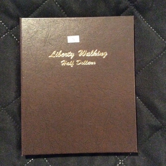 Book Of 43 Liberty Walking Half Dollars