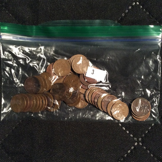 50 Wheat Pennies