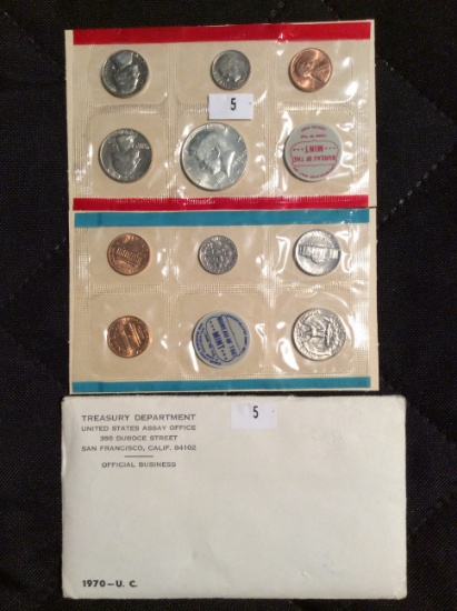 1970 Uncirculated Mint Proof Set