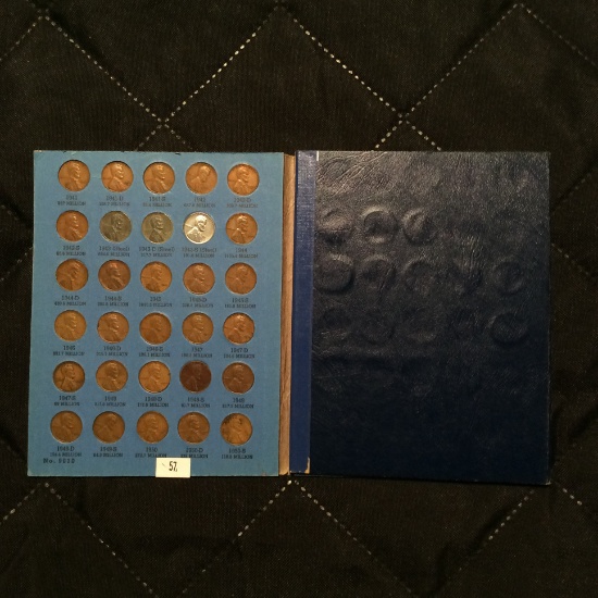 Full Book of 88 Lincoln Head Cents 1941-1975