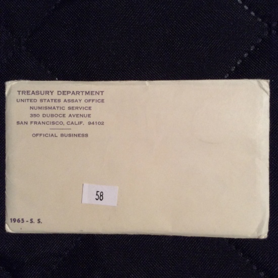 1965-SMS Mint Set Sealed Envelope