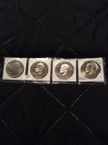 4 Eisenhower dollar mint/proofs