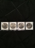 4 Eisenhower Dollars 1971-D, 1972-D, 1976-D,