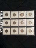 12 buffalo nickels