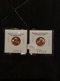 2 Uncirculated Wheat Pennies