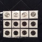 12 Kennedy Half Dollars