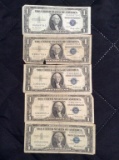 5-$1 Silver Certificates