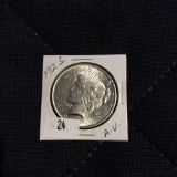 1923 Silver Peace Dollar A.U.