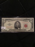 1963-$5 Red Seal Note