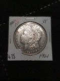 1921 Morgan Silver Dollar XF