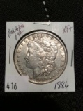 1886 Morgan Silver Dollar XF