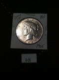 1925 Silver Peace Dollar