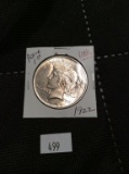 1922 Uncirculated Peace Dollar