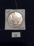 1934-D Peace Dollar VF