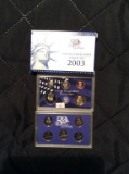 2003 Mint Proof Set 10 Coins