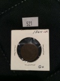 1864 LM 2 Cent Piece G+