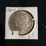 1900-d Morgan Silver Dollar E.f.