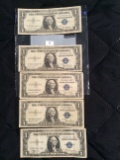 5- $1 Silver Certificates