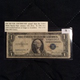 1$ Silver Certificate 1935-D