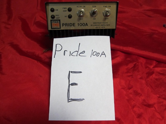 Pride 100 Ham CB Radio Linear Amplifier, Estate, Untested