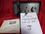 Demco Modulator VM-12-120 w/ Manual, Untested