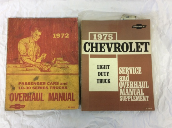2 Vintage Car Manuals