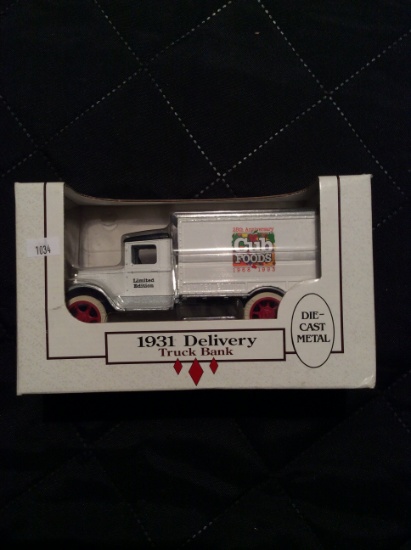 1931 Diecast Ertl Delivery Truck Bank