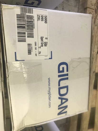Gildan Sport Grey: (2XL) 72 T-Shirts