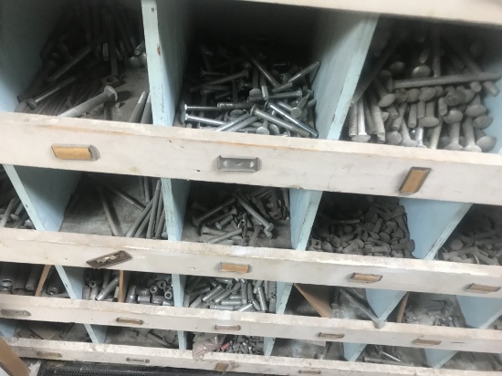 Contents Of Bolt Bins: Hardware & Bolts