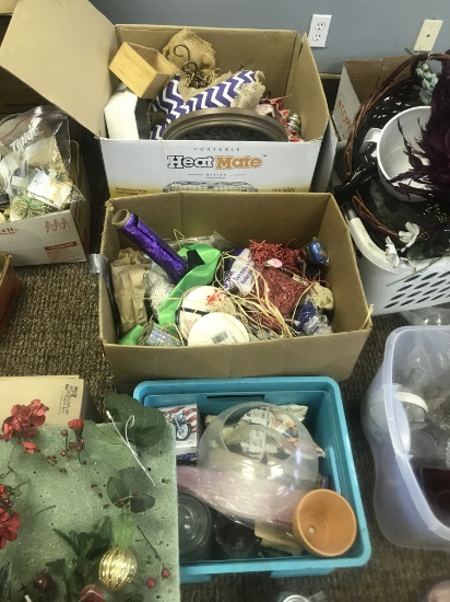 3 Boxes Of Floral Arranging Supplies