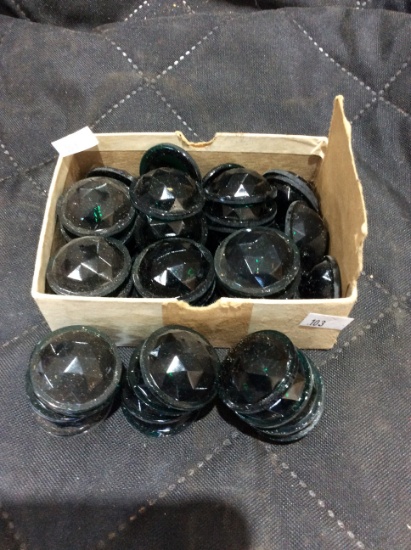 50 pc. Green Jeweled Lenses, Ratrod Aircraft, 6210-787-7066