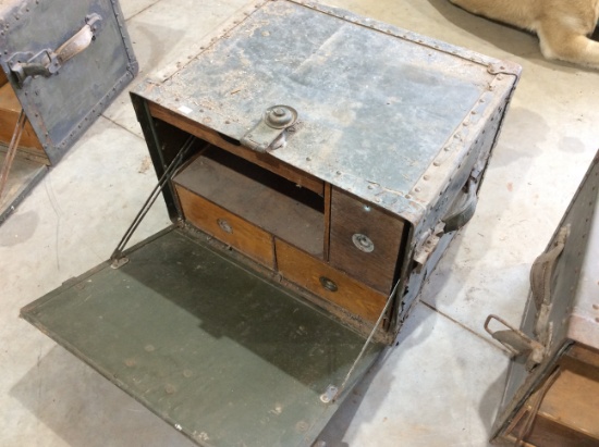 WWII Hartman Trunk Co. Military Field Desk