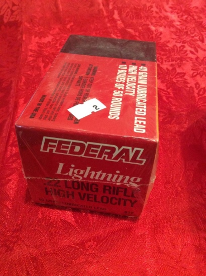 Federal Lightning 22 Long Rifle High Velocity 500 22 Long Rifle High Veloci