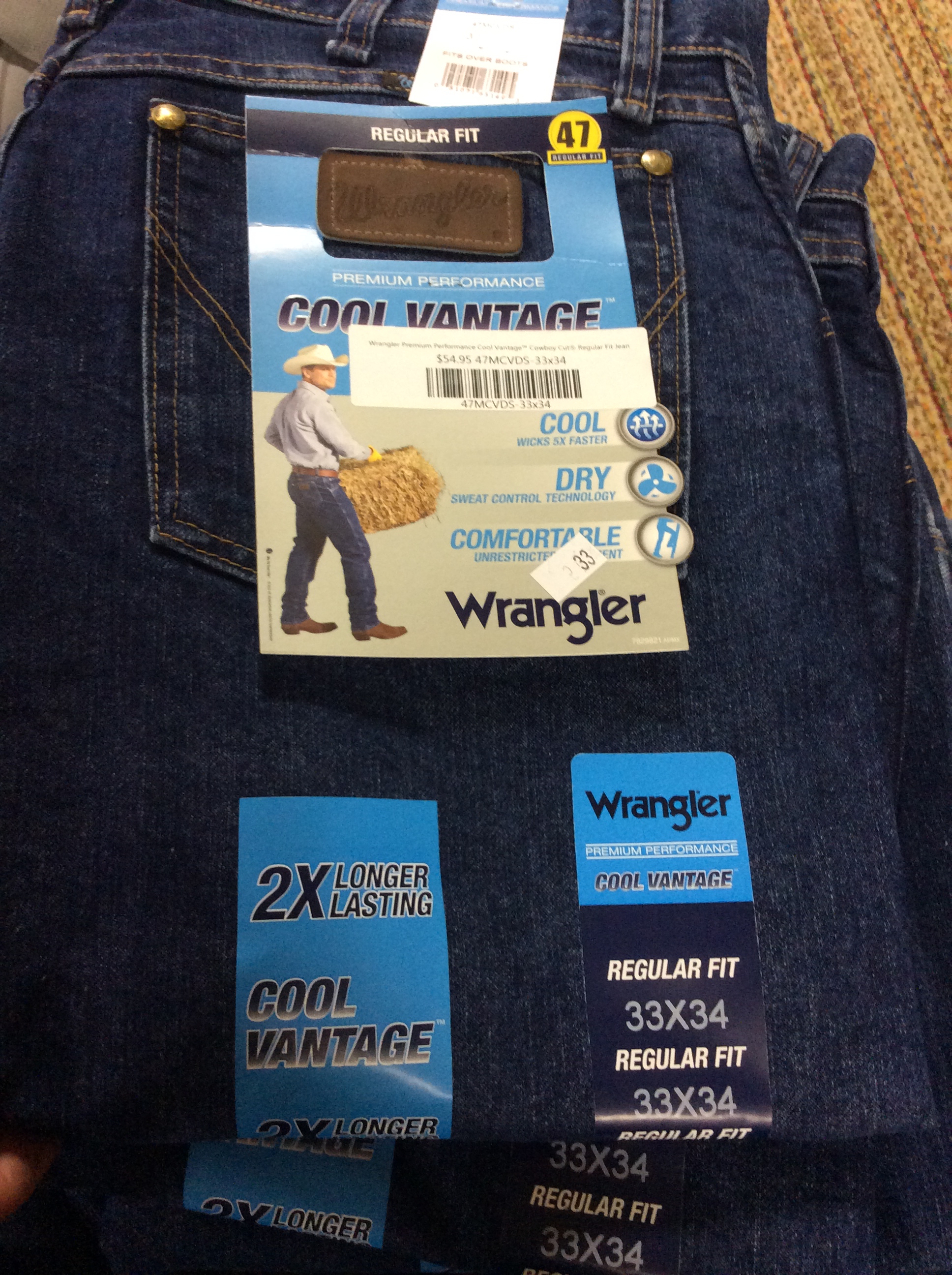 Wrangler cool vantage sales jeans 47mcvds